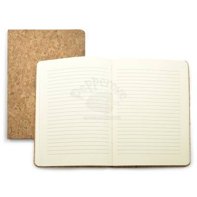 Bloco de Anotações com Pautas em Cortiça Personalizado