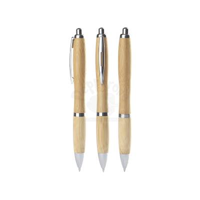 Caneta de Bambu Personalizada