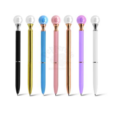 Caneta de Metal com detalhe em Pérola Personalizada