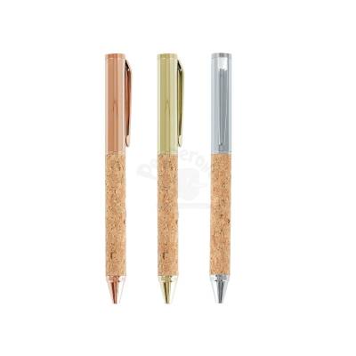 Caneta de Metal e Cortiça para Brindes