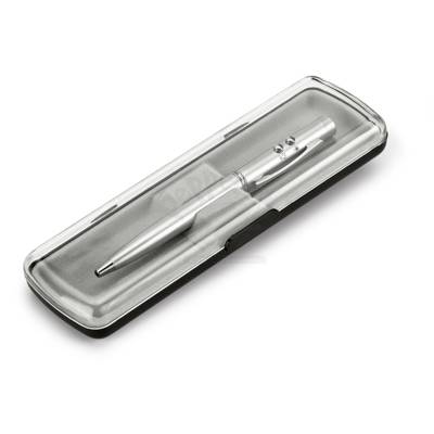 Caneta Esferográfica com Ponteira Laser e LED Promocional