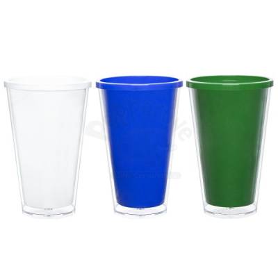 Copo Duplo Click 500ml para Brindes Personalizados