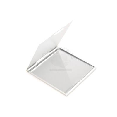 Espelho portátil em formato quadrado  promocional