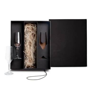 Jogo De Taças De Vidro P/ Champagne 186 Ml - 2 Pçs