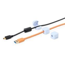 Kit Organizador de Cabos com Fecho Magnético para Personalizar