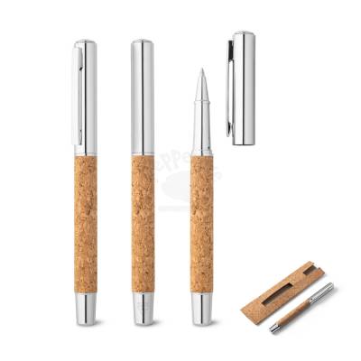 Roller com Corpo em Aço Inox e Cortiça Personalizado